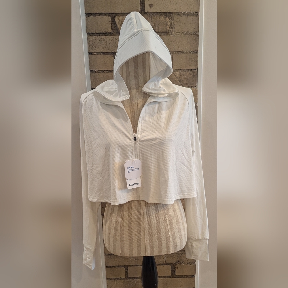 CASEI White Cropped Jacket